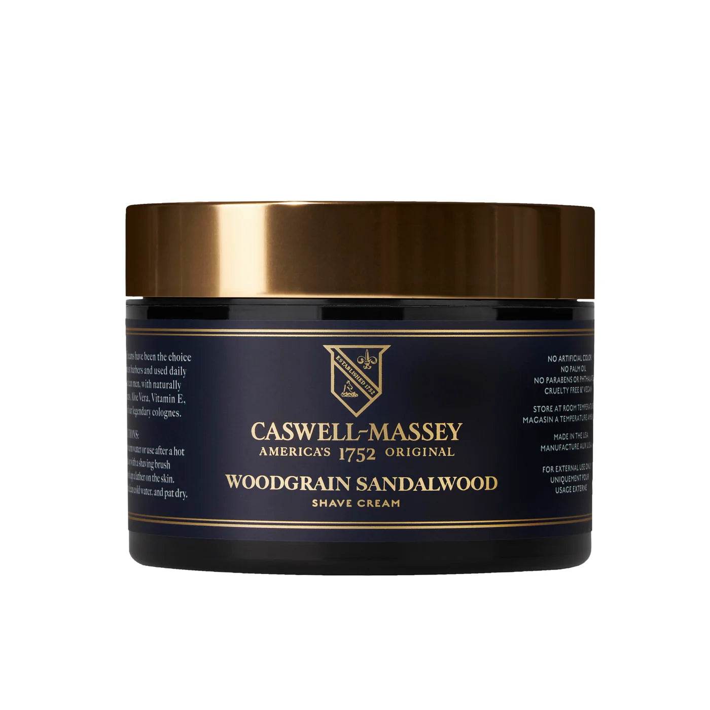 Woodgrain Sandalwood Shave Cream - London Beauty