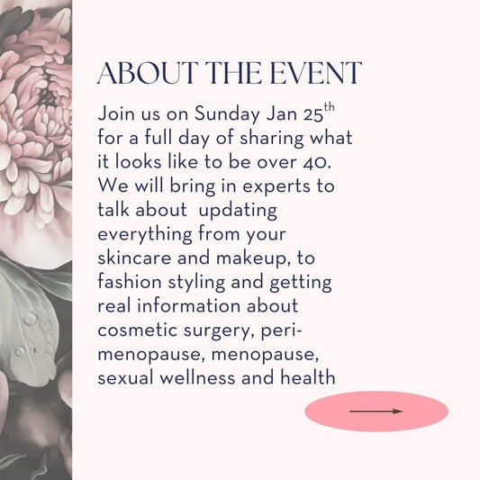 40+ WOMEN'S BEAUTY AND WELLNESS MASTERCLASS