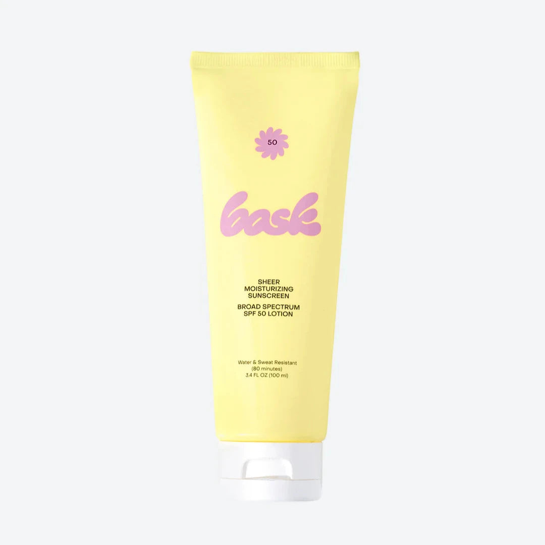 Sheer Moisturizing Sunscreen SPF 50 Lotion | Shop Bask at London Beauty