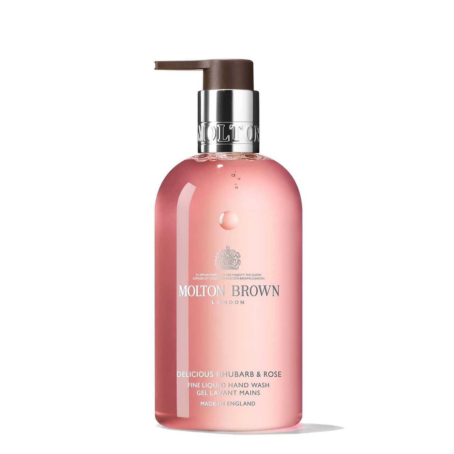 Delicious Rhubarb and Rose Fine Liquid Hand Wash - London Beauty