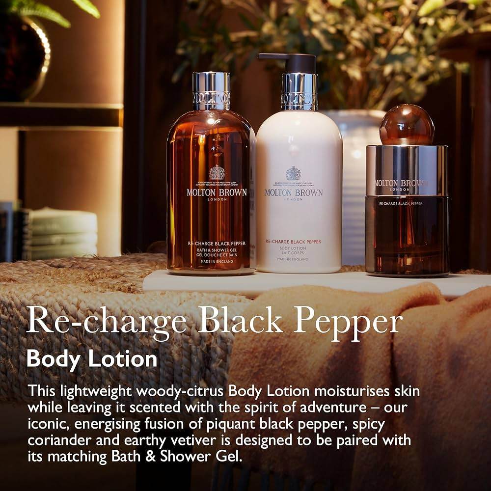 Re-Charge Black Pepper Body Lotion - London Beauty