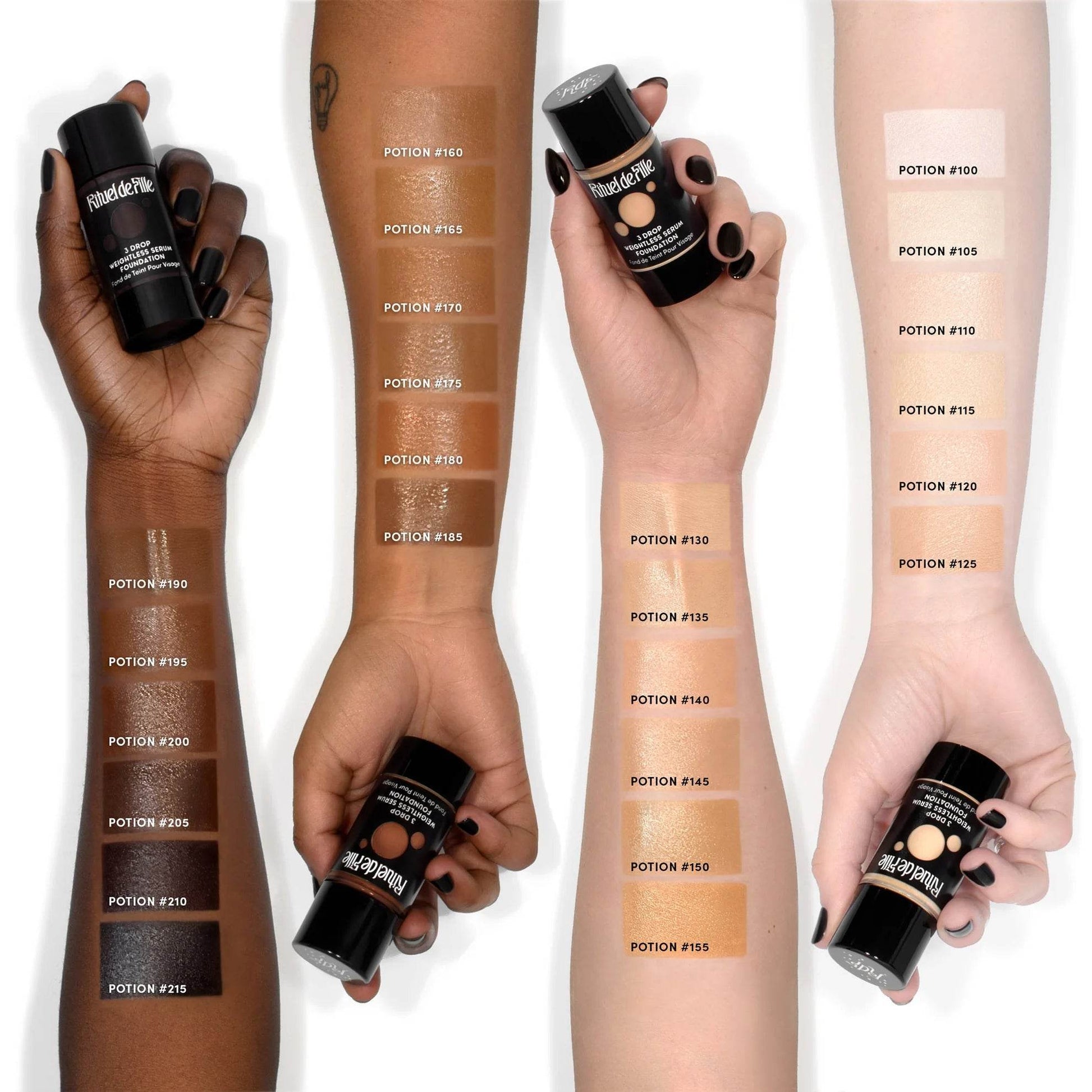 3 Drop Weightless Serum Foundation - London Beauty
