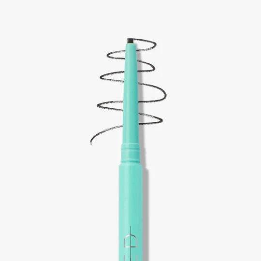 Sweed Brow Pencil in teal packaging with a smooth, twist-up design for precise application
