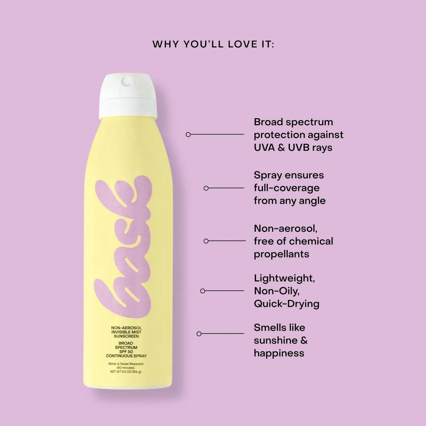 Invisible Sunscreen Mist 50 SPF - London Beauty