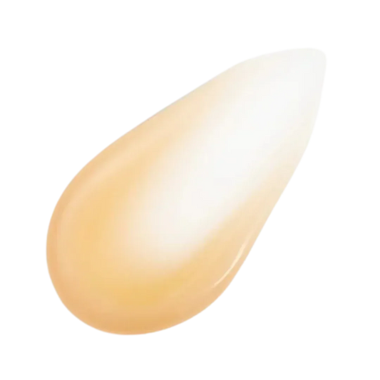 Natura Bissé Comforting Eye Contour Cream in a cream droplet on a black background