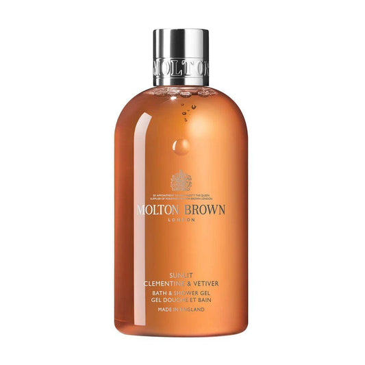 Sunlit Clementine & Vetiver Bath & Shower Gel - London Beauty