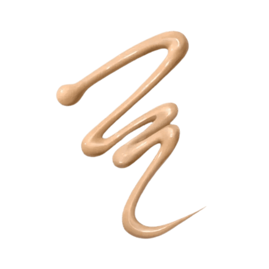 Smooth swatch of Natura Bisse Tinted Eye Cream in a light beige shade for a natural finish