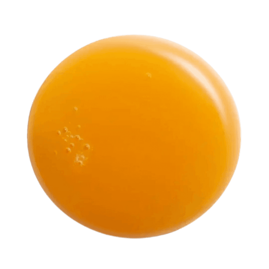 Natura Bissé Blemish, Oil, and Pore Control Serum in a round orange format for clear skin solutions
