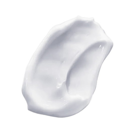 Smooth texture of Natura Bissé Comfort Creamy Cleanser on a dark background