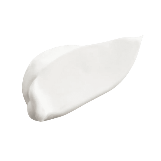 Smooth texture of Natura Bisse Rejuvenating Moisturizer on a black background