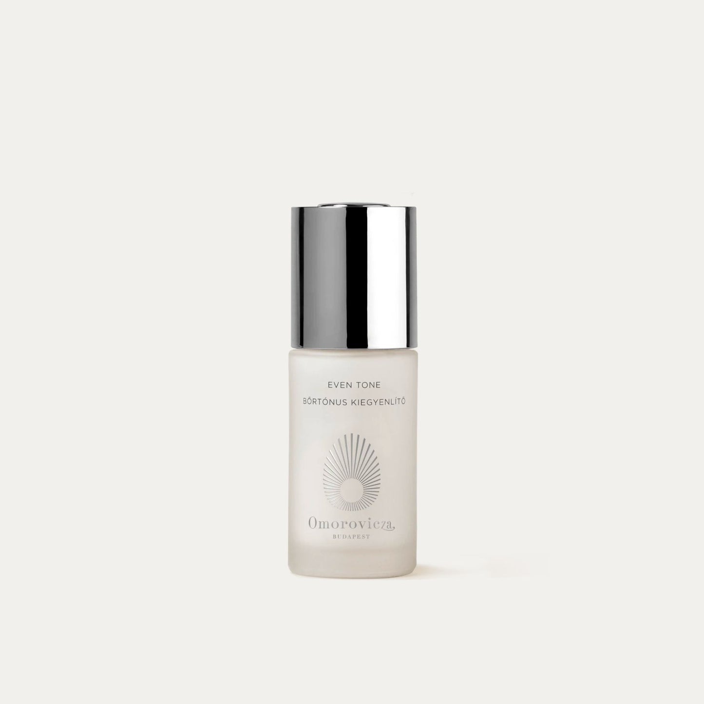 Omorovicza Even Tone Hyperpigmentation Serum in a sleek bottle for brightening skin tone
