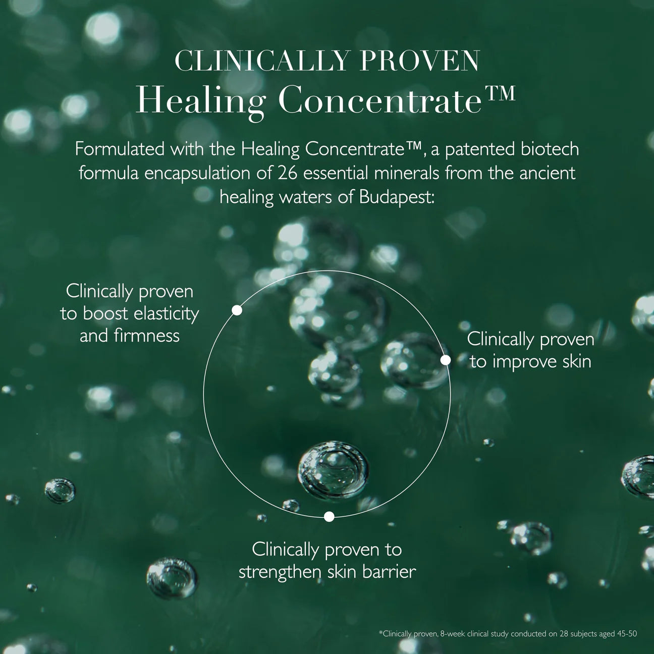 Omorovicza Illuminating Moisturizer Healing Concentrate formulated with 26 minerals to boost elasticity and improve skin