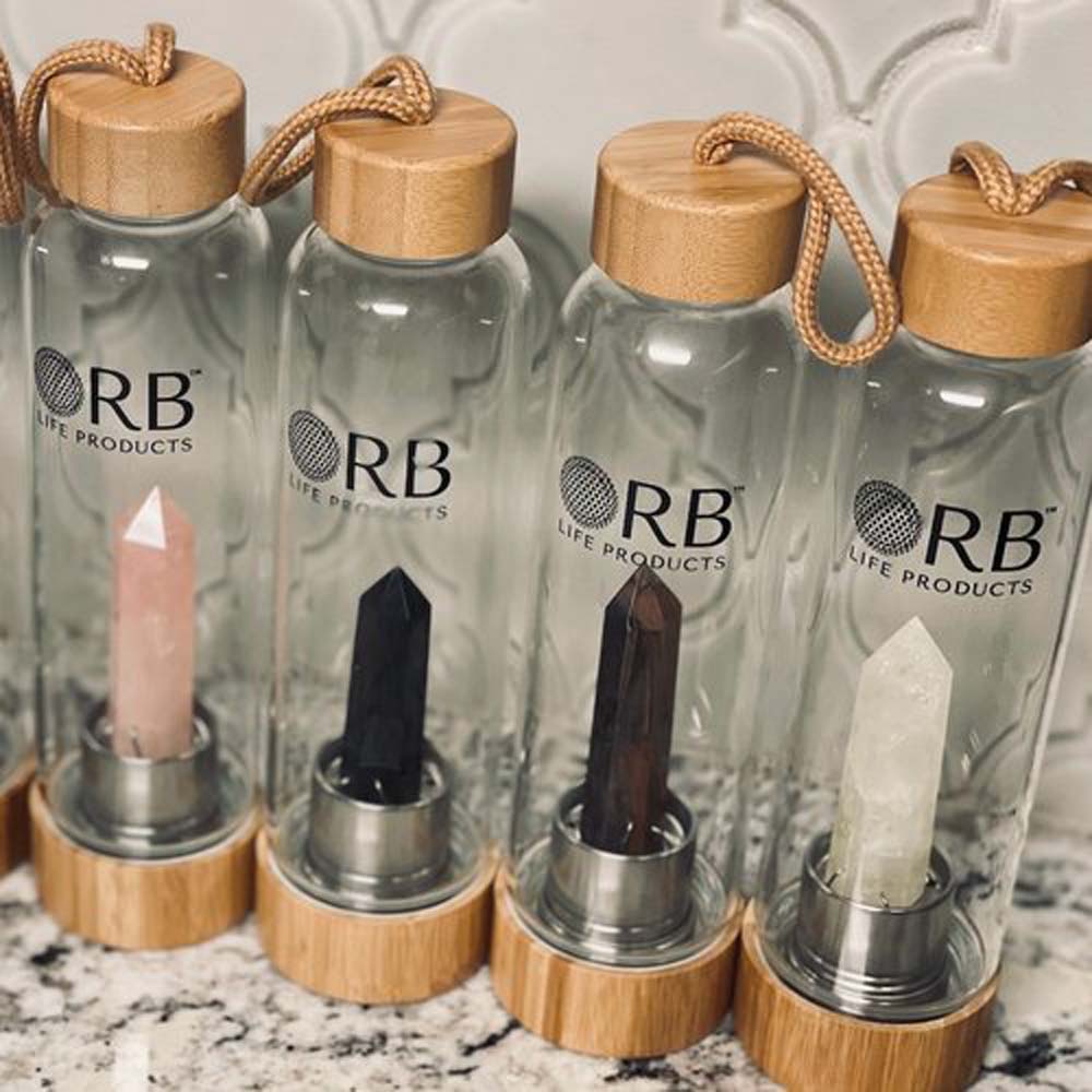 Crystal Bottle Rose Gold | Shop Orb Life at London Beauty