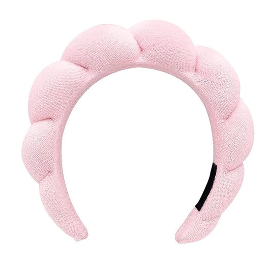 Terry Cloth Bubble Headband - London Beauty