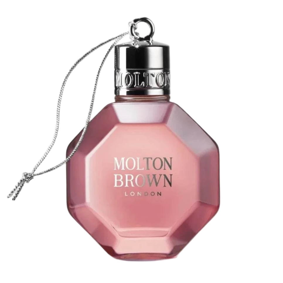 Delicious Rhubarb and Rose Festive Bauble - London Beauty