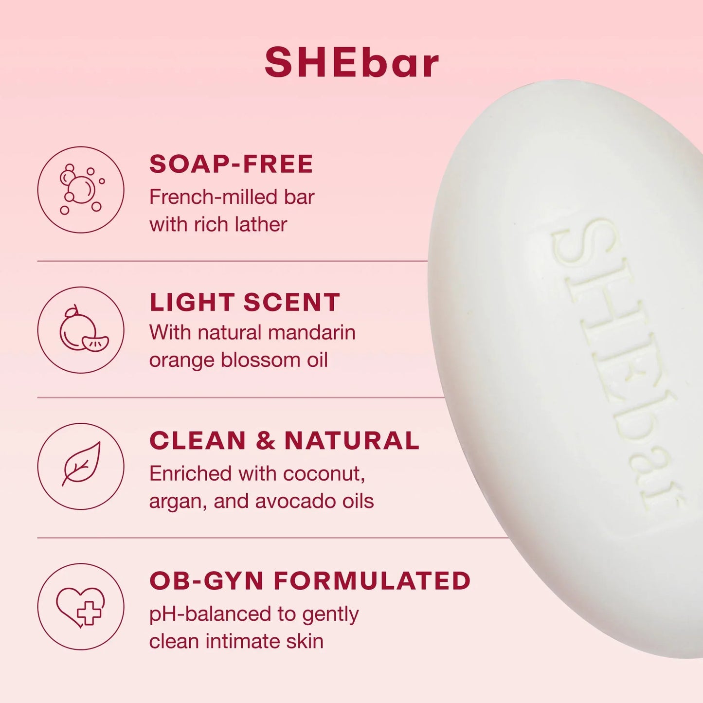 SHEbar Intimate Soap Bar