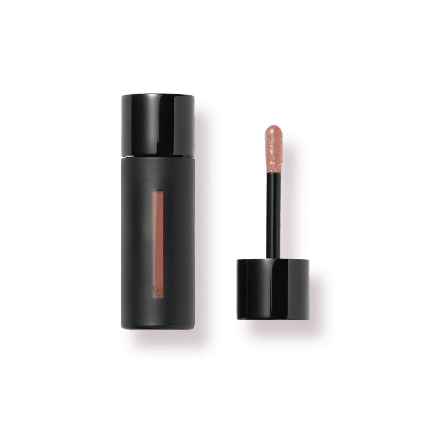 Westman Atelier Tinted Lip Balm in a sleek black container with a wand applicator for a natural lip tint