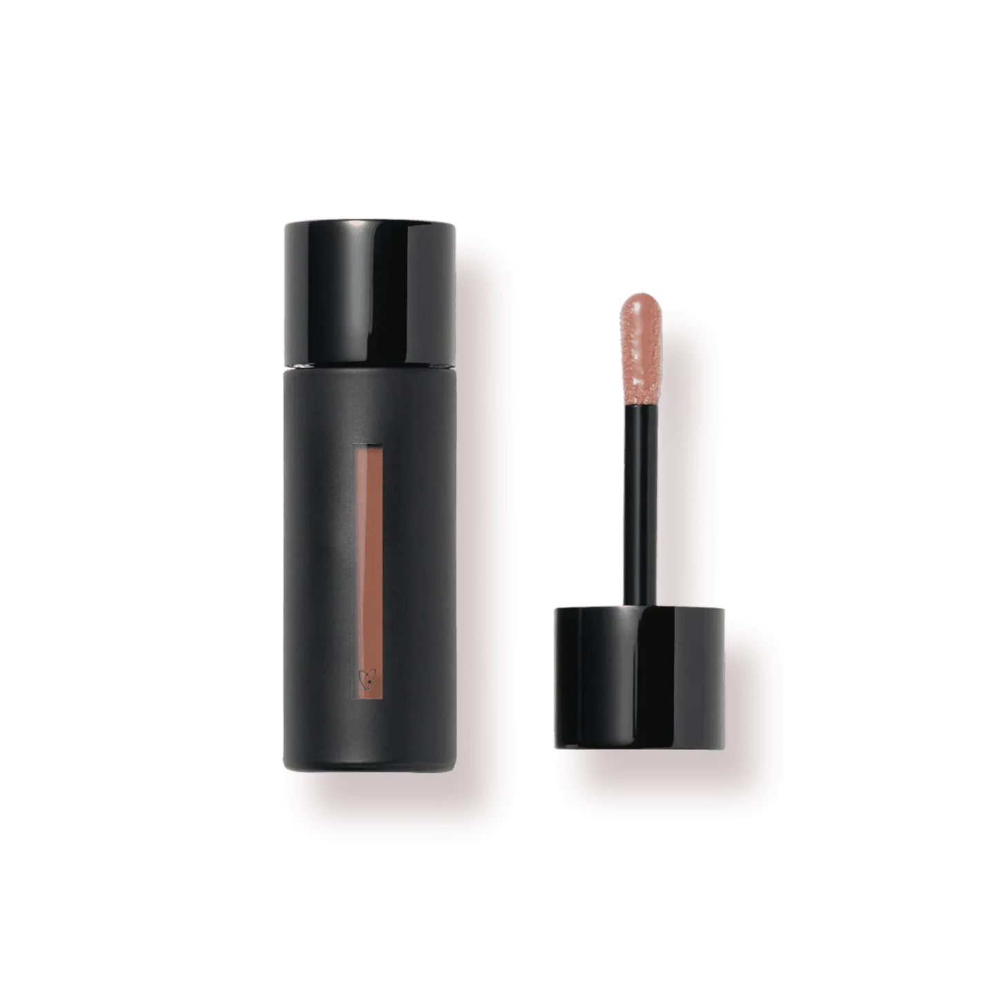 Westman Atelier Tinted Lip Balm in a sleek black container with a wand applicator for a natural lip tint