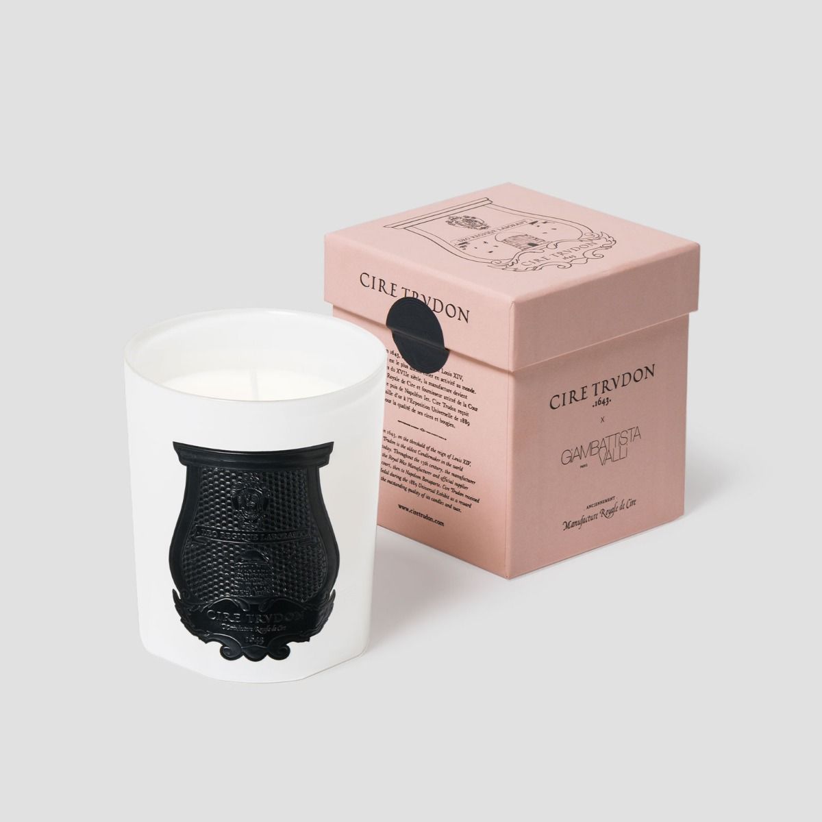 Rose Poivrée Giambattista Valli Classic Candle | Shop Trudon at London Beauty