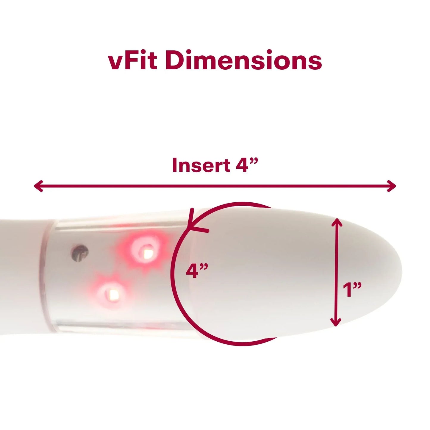 vFit Red Light Intimate Wellness Device
