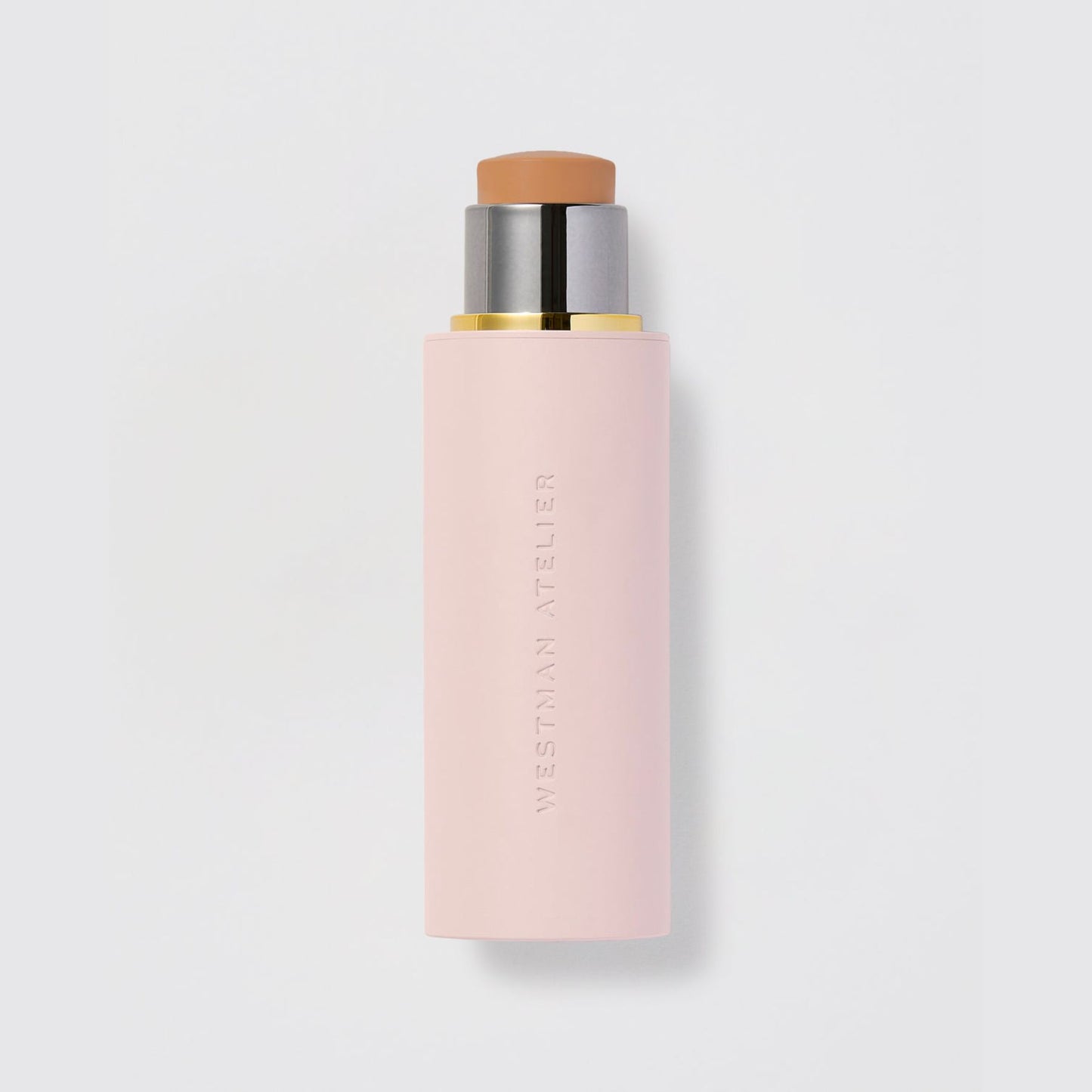 Westman Atelier Foundation Stick in a sleek pink tube for a natural matte finish