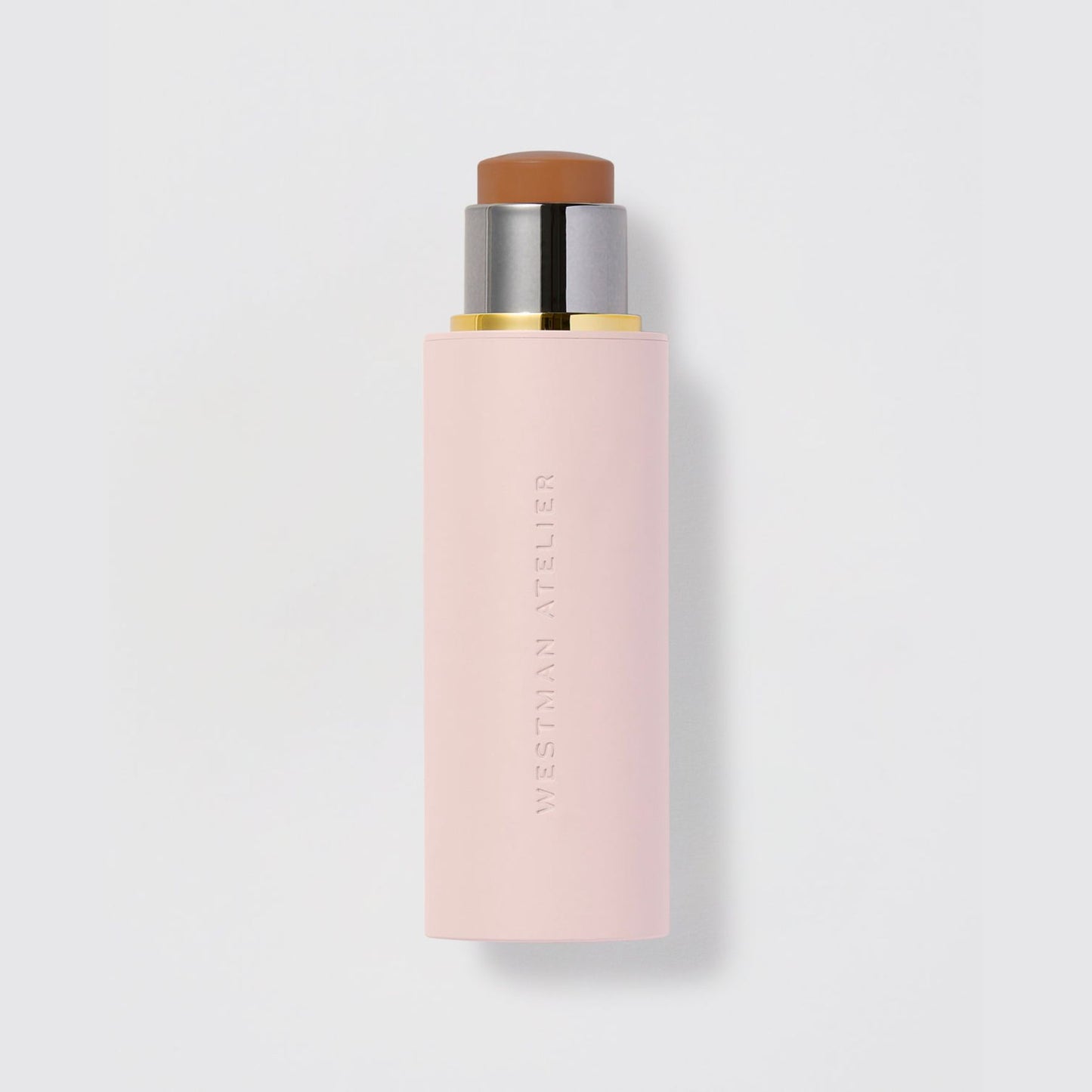 Westman Atelier Foundation Stick in a sleek pink tube for a radiant complexion