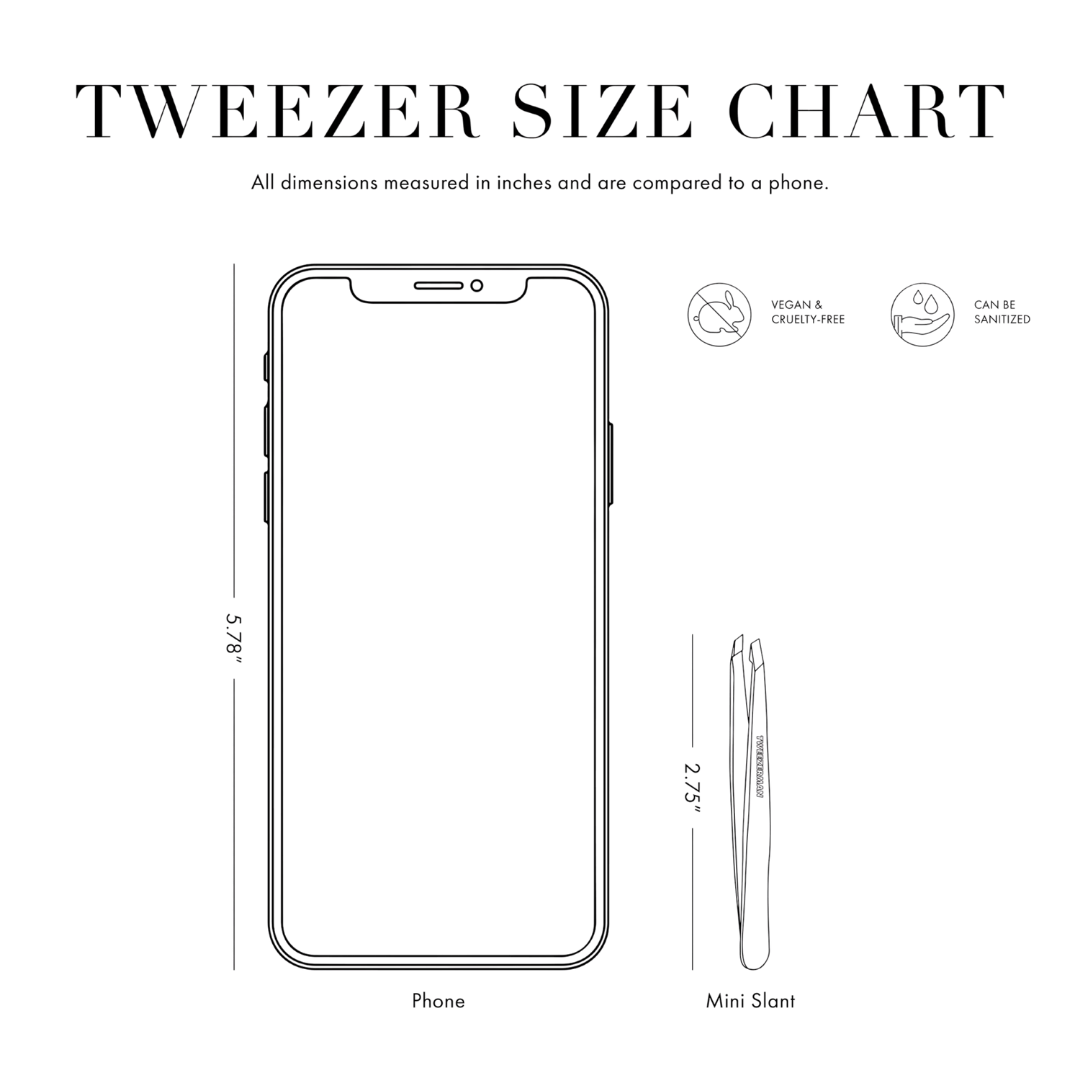 Mini Slant Tweezer | Rose Gold