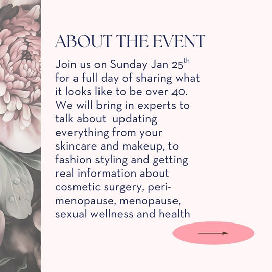 40+ WOMEN'S BEAUTY AND WELLNESS MASTERCLASS