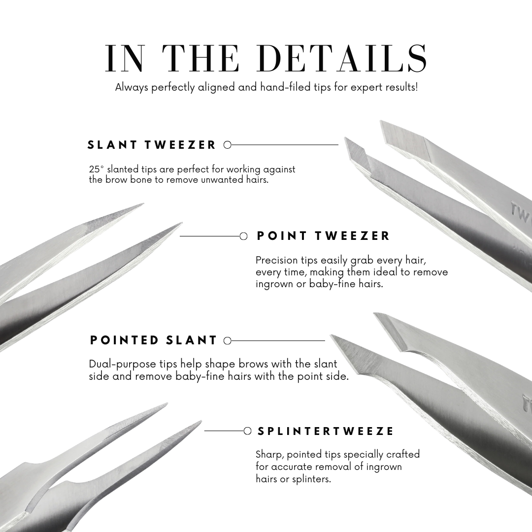 Ultra Precision Slant Tweezers | Gold