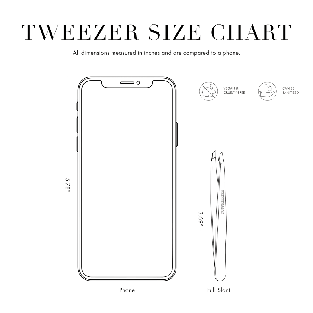Ultra Precision Slant Tweezers | Gold