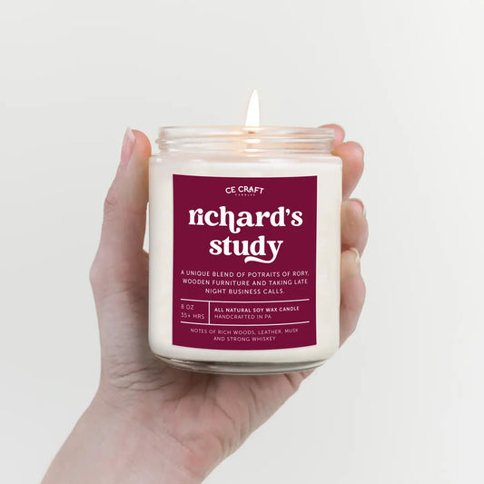 Richard's Study Scented Candle | Shop Destination Stars Hollow at London Beauty