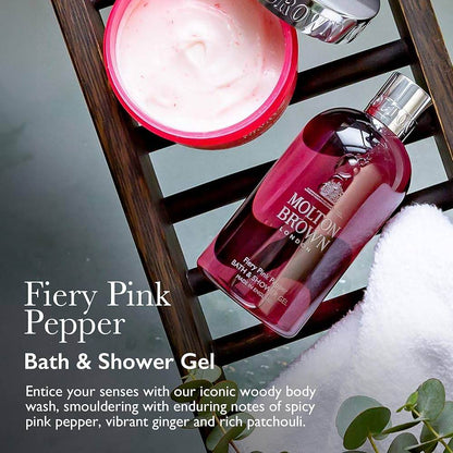 Fiery Pink Pepper Bath & Shower Gel - London Beauty