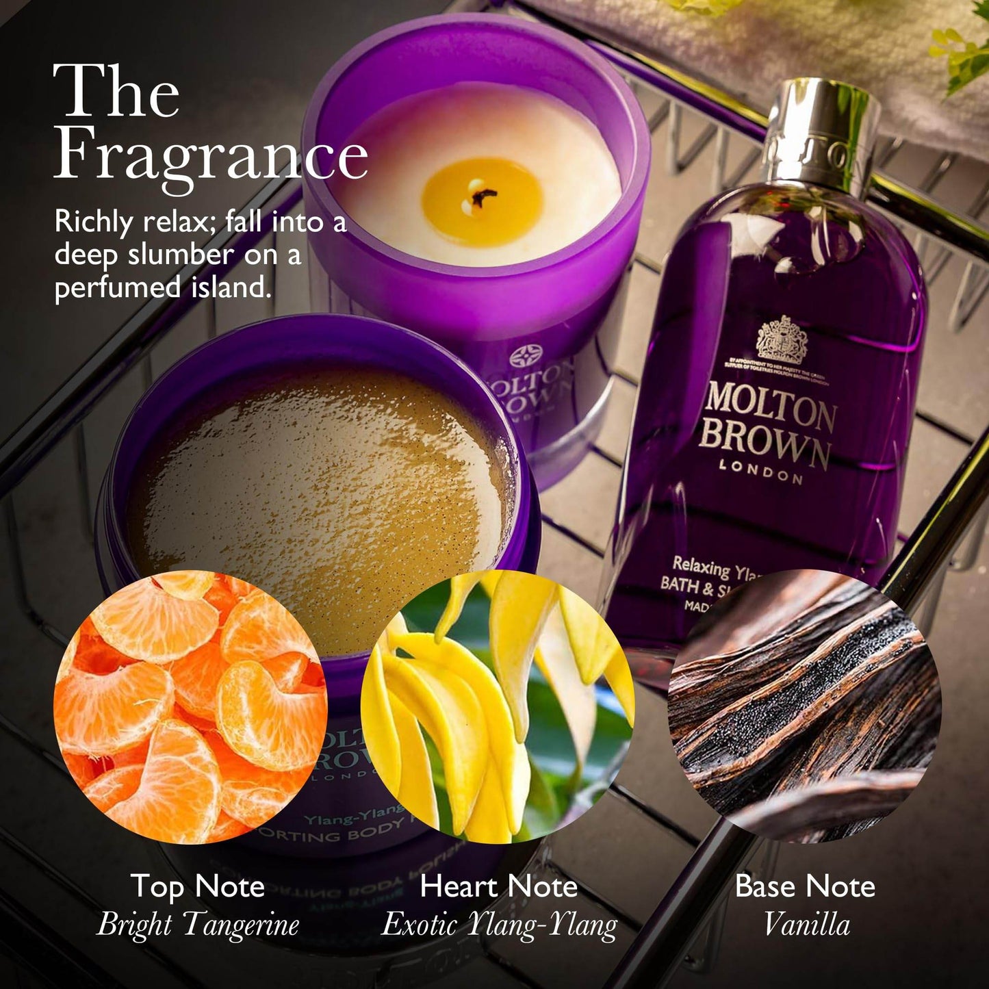 Relaxing Ylang-Ylang Bath & Shower Gel - London Beauty