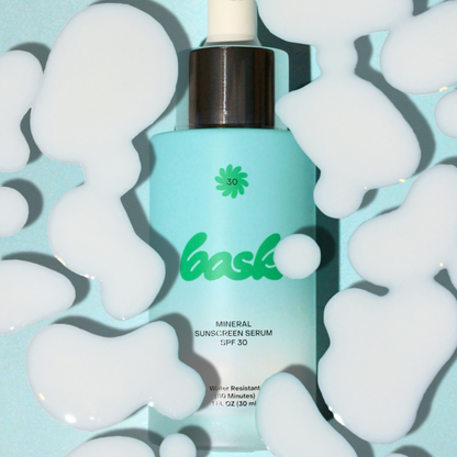 Bask SPF 30 Mineral Fragrance Free Sunscreen Serum
