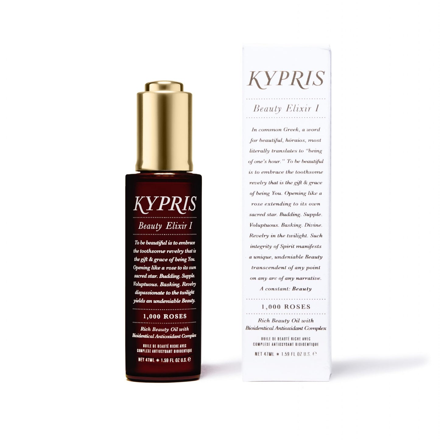 Beauty Elixir I - 1,000 Roses | Shop Kypris at London Beauty