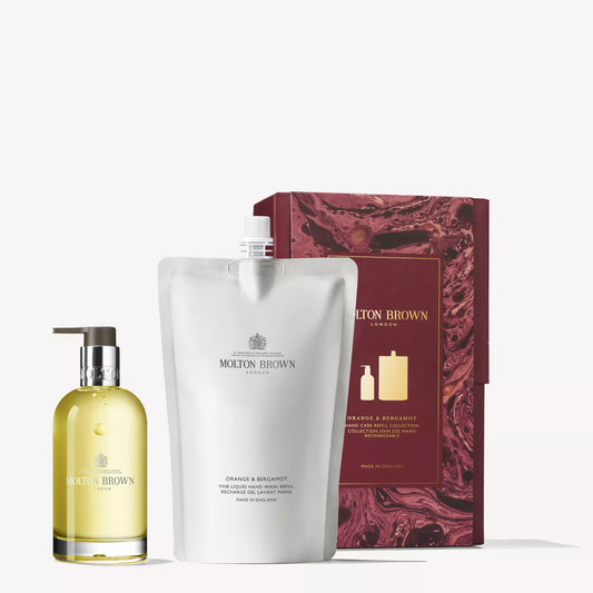 Orange & Bergamot Hand Care Refill Gift Set | Shop Molton Brown at London Beauty