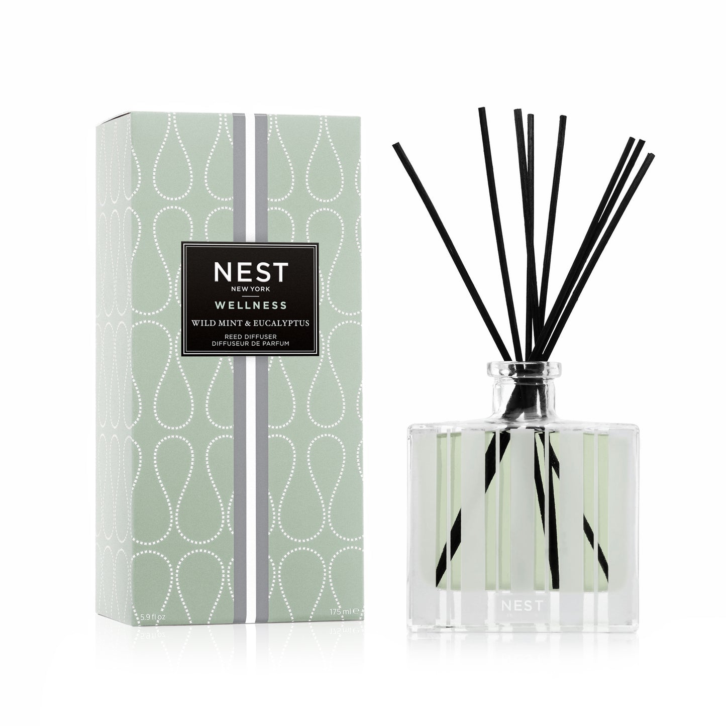 Wild Mint & Eucalyptus Wellness Reed Diffuser