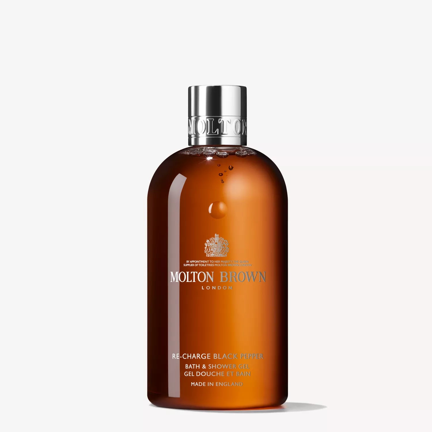 Re-Charge Black Pepper Bath & Shower Gel | Shop Molton Brown at London Beauty