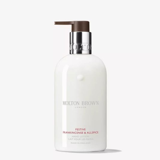 Festive Frankincense & Allspice Hand Lotion | Shop Molton Brown at London Beauty