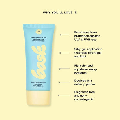 Invisible Gel Sunscreen SPF 40 - London Beauty