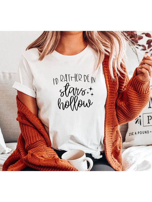 I'd Rather Be In Stars Hollow Tee | Shop Destination Stars Hollow at London Beauty