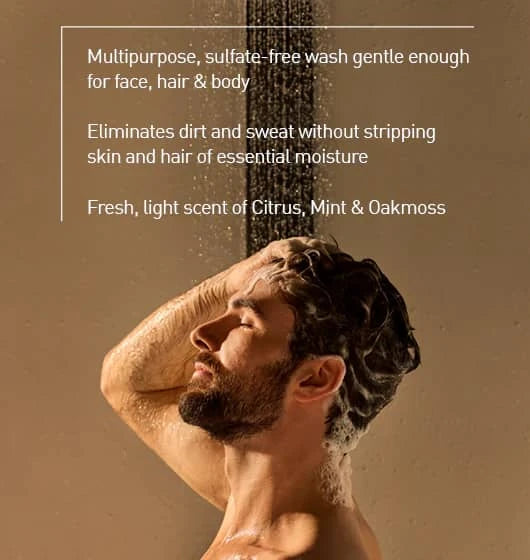 All-Over Wash for Face, Hair & Body