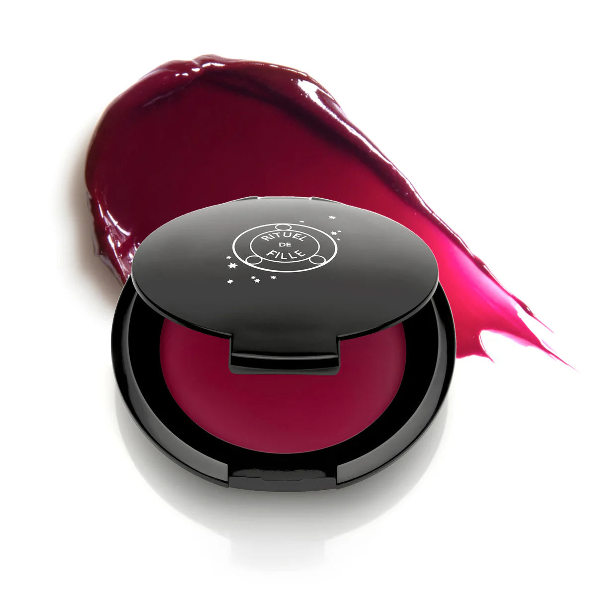Rituel de Fille Jelly Blush and Lip Color in vibrant shade with glossy finish and sleek packaging