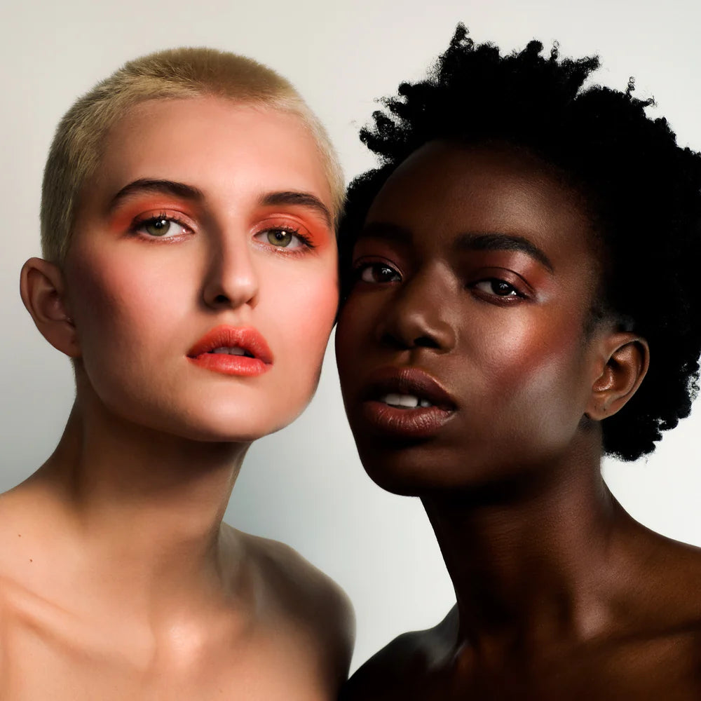 Rituel de Fille Jelly Blush and Lip Color on diverse models showcasing vibrant makeup looks