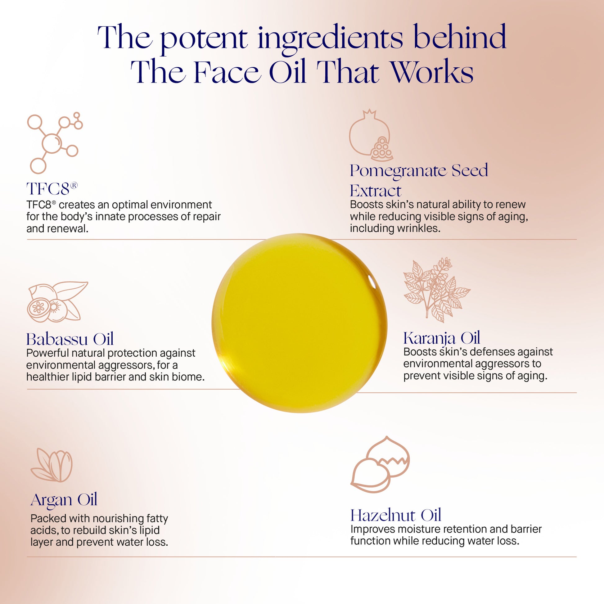 The potent ingredients of Augustinus Bader Face Oil with benefits for skin renewal and hydration
