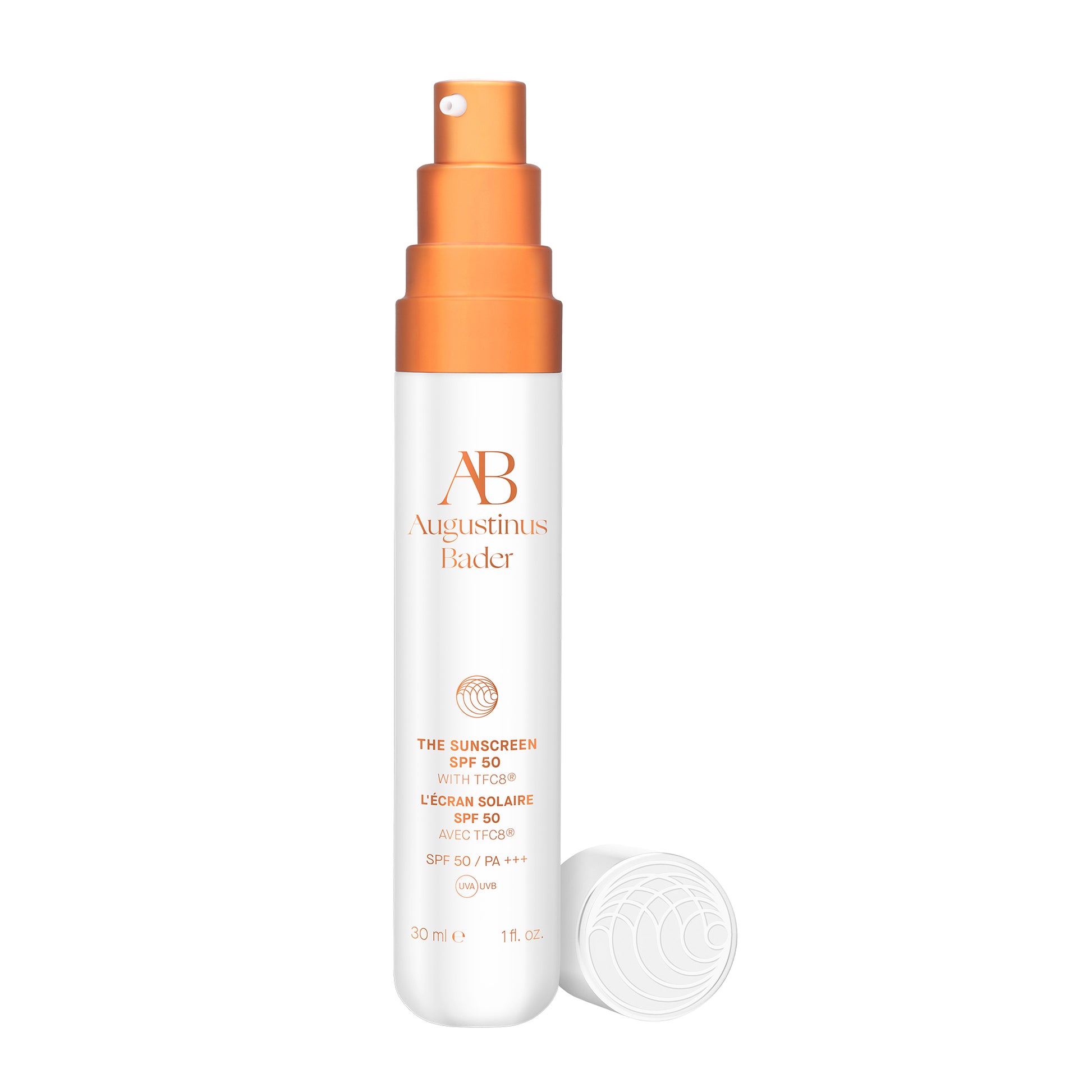 Augustinus Bader Mineral Sunscreen SPF 50 for broad-spectrum protection and hydration