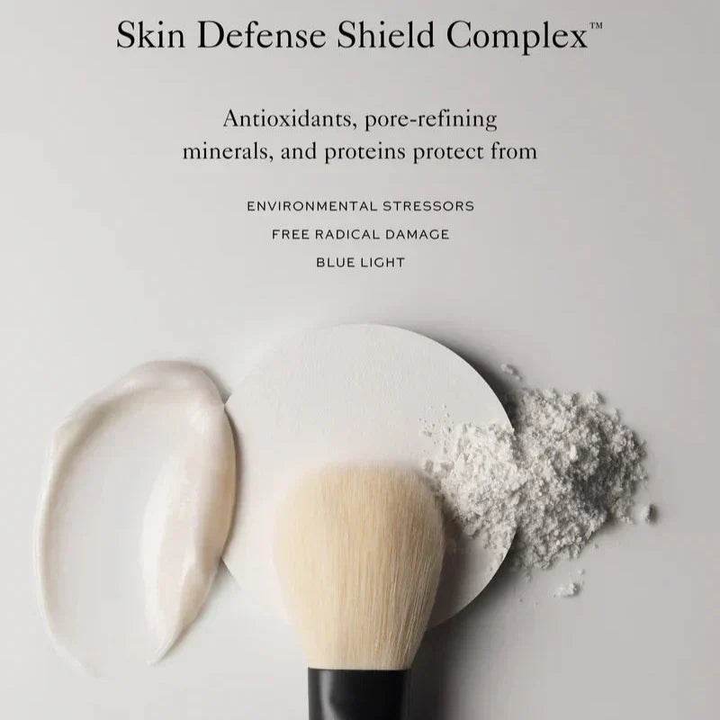 Westman Atelier Pressed Powder with Skin Defense Shield Complex for environmental stressor protection