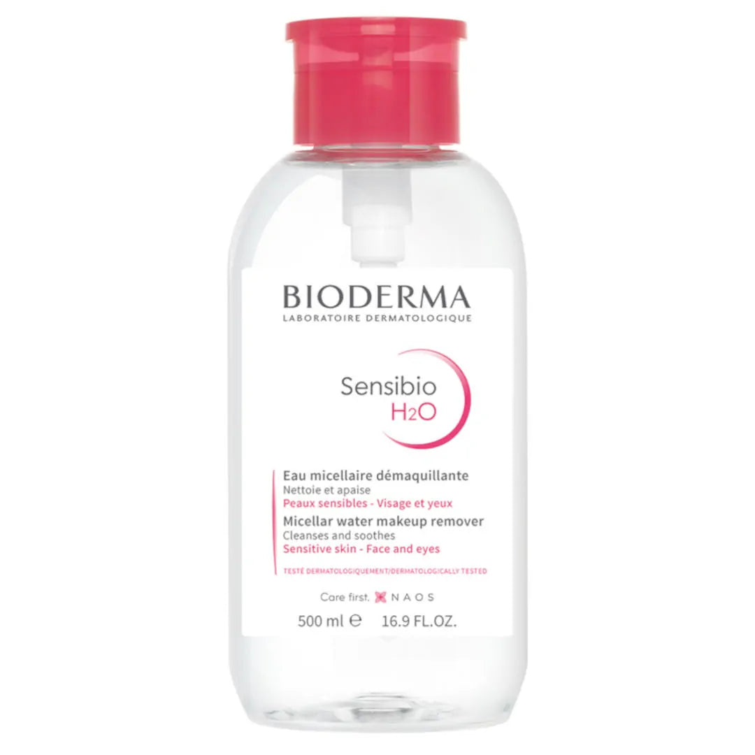 Bioderma Sensibio H2O Micellar Water 500ml bottle for sensitive skin face and eyes