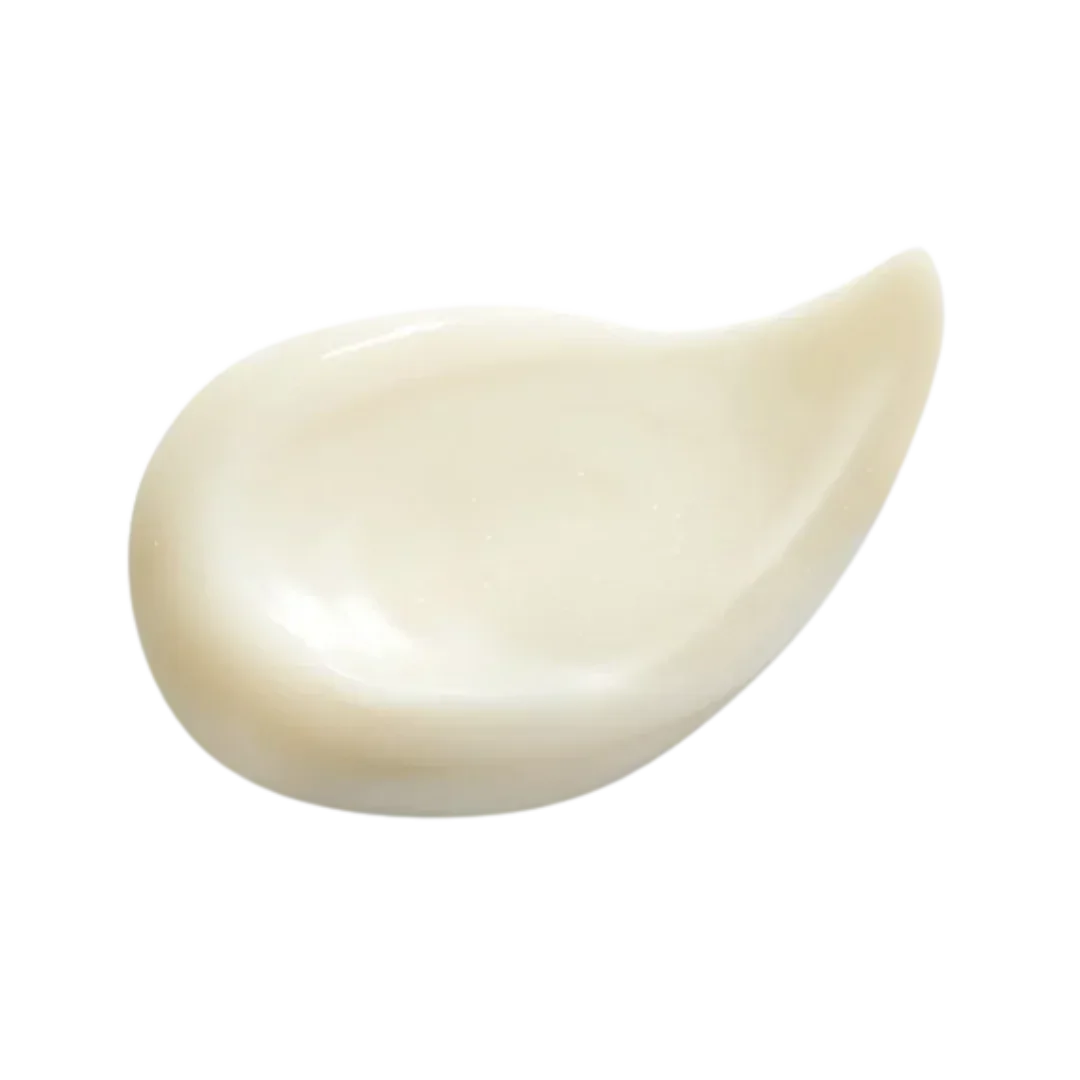 Natura Bisse Firming Serum displayed on a black background, showcasing its smooth, creamy texture