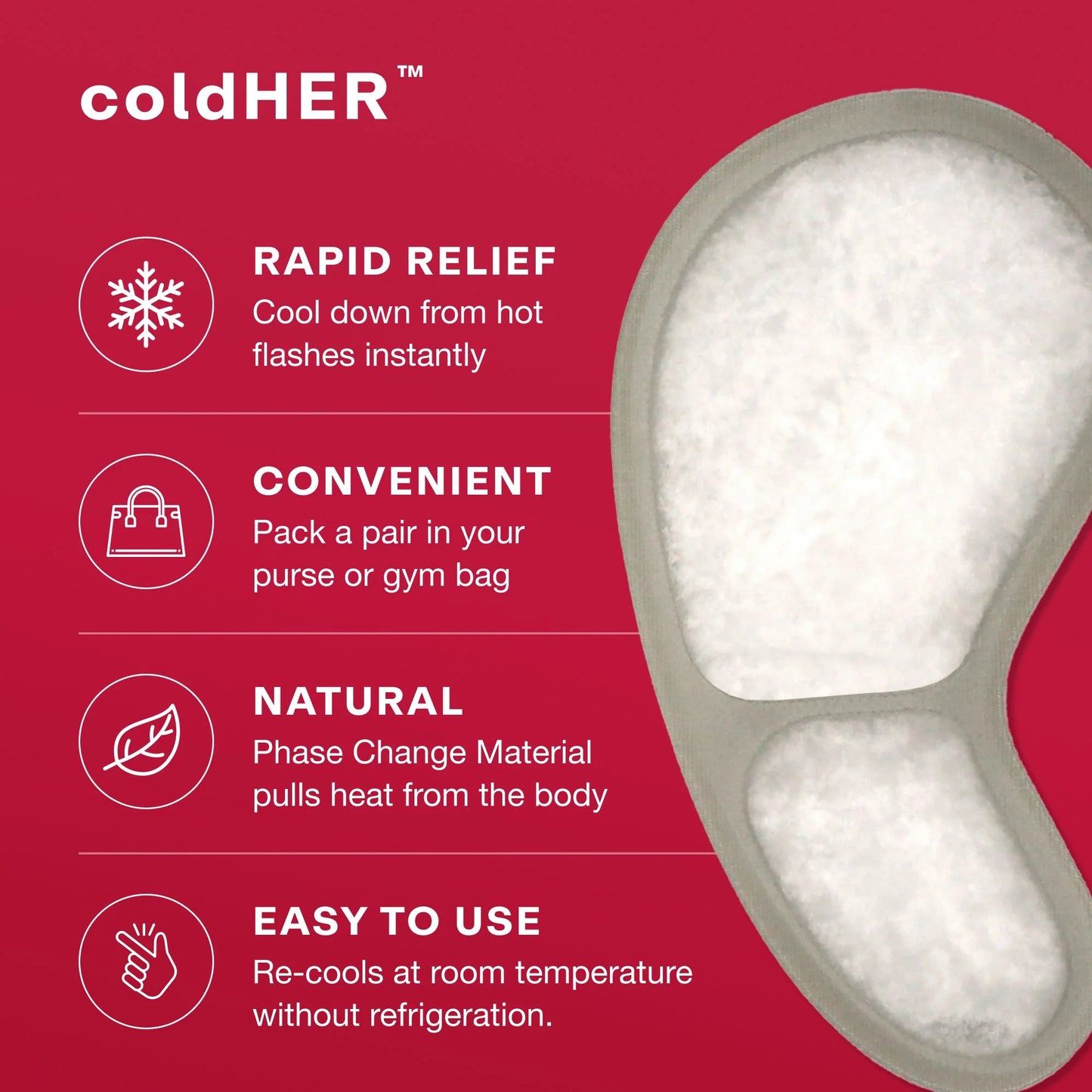 ColdHER | Cooling Bra Inserts